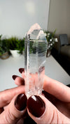 Water Clear Colombian Lemurian Quartz DOW Crystal with "Blue Mist" / "Blue Smoke" (aka Blue Needles)