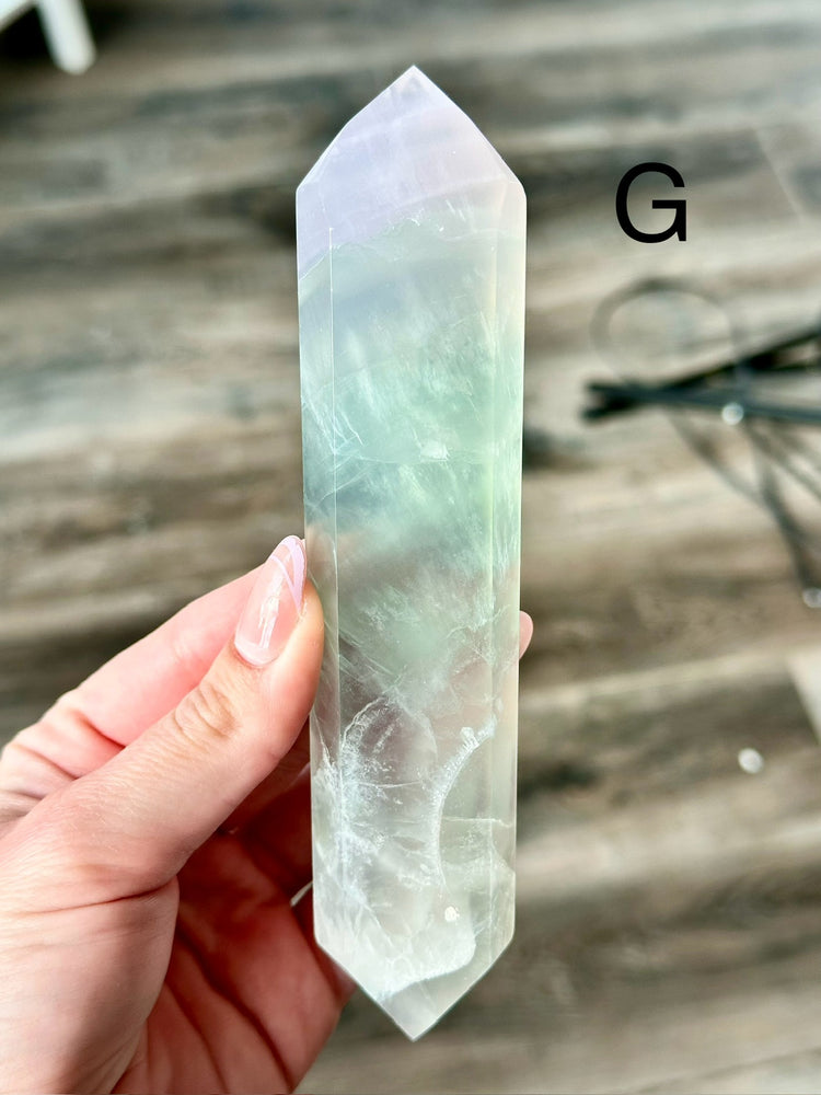 UV Reactive Lavender Yttrium Fluorite DT From Brazil (Select One)