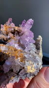 Amethyst "Flowers" with Sceptres, Reverse Sceptres & Calcite Associations on Matrix from "La Troje" Mine in Veracruz, Mexico (New Find!)
