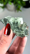Glassy Green Fluorite with Beveled Edges from Xianghuapu Mine