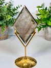 Smokey Quartz Diamond with Stand