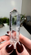 Water Clear Colombian Lemurian Quartz DOW Crystal with "Blue Mist" / "Blue Smoke" (aka Blue Needles)