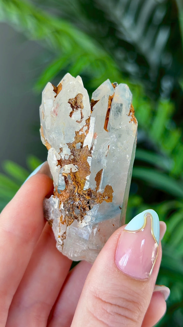 Blue Tara Quartz Cathedral Specimen from Itacambira, Brazil