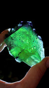 Octahedral Green, Purple & Blue Fluorite With Second Generation Purple Cubic Fluorite Crystallization and Pyrite Associations from Huaiyu Mountain, Shangrao City, Jiangxi Province, China