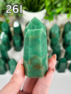 Green Aventurine Towers from Brazil • Choose Your Own! High Quality Polished Green Aventurine Towers from Brazil