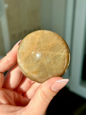 Peach Moonstone Sphere #3