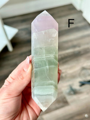 UV Reactive Lavender Yttrium Fluorite DT From Brazil (Select One)