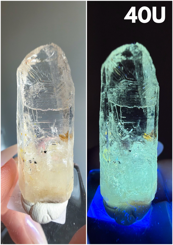 UV Reactive Petroleum-Included "Firefly" Quartz Specimens from Madagascar • Choose Your Own!