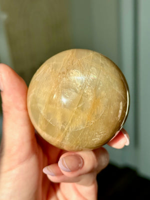 Peach Moonstone Sphere #3