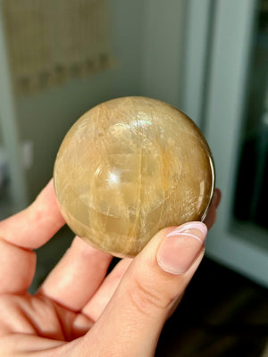 Peach Moonstone Sphere #3