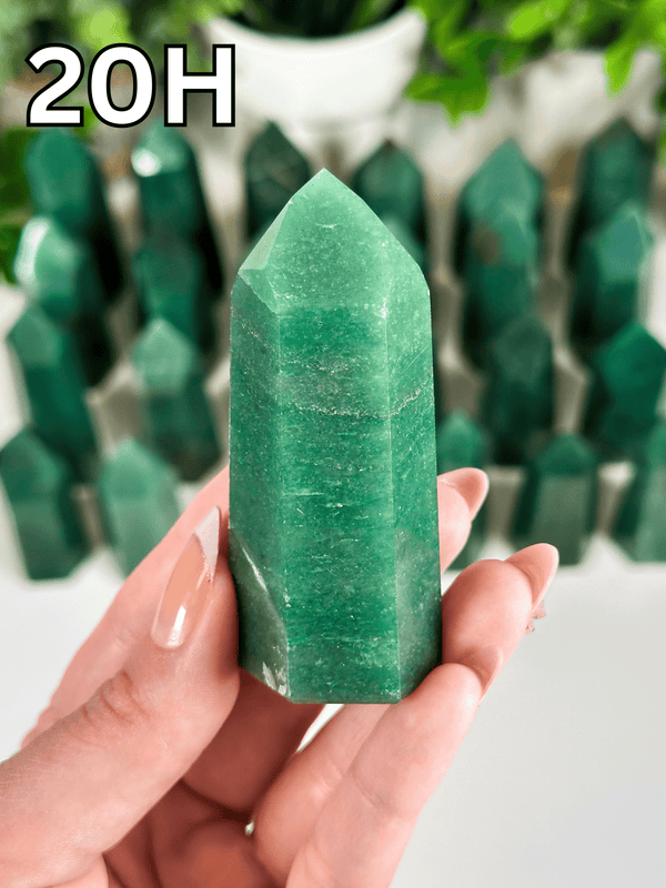 Green Aventurine Towers from Brazil • Choose Your Own! High Quality Polished Green Aventurine Towers from Brazil