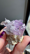 Amethyst "Flowers" with Sceptres, Reverse Sceptres & Calcite Associations on Matrix from "La Troje" Mine in Veracruz, Mexico (New Find!)