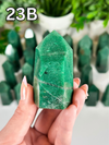 Green Aventurine Towers from Brazil • Choose Your Own! High Quality Polished Green Aventurine Towers from Brazil