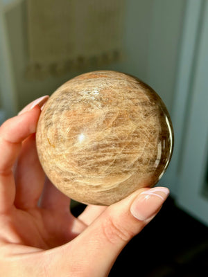 Peach Moonstone Sphere #1