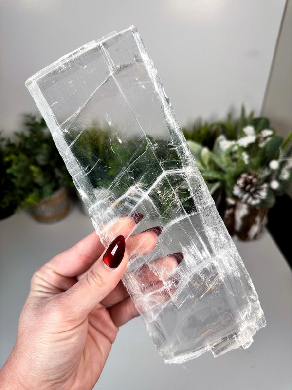 XL Water Clear Selenite From Utah