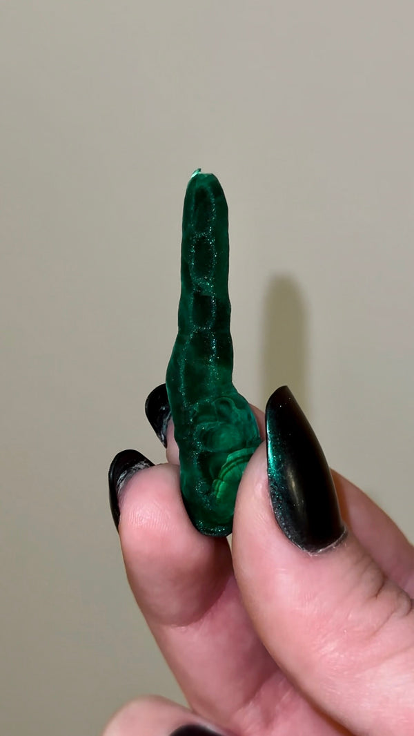 Malachite Stalactite from Shilu Mine, Yangchun County, Yangjiang, Guangdong, China