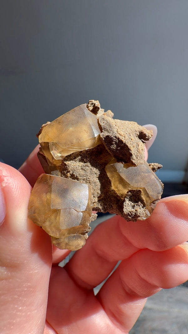 Calcite from North Vernon, Jennings County, Indiana, USA