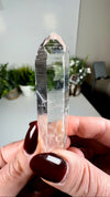 Water Clear Colombian Lemurian Quartz DOW Crystal with "Blue Mist" / "Blue Smoke" (aka Blue Needles)