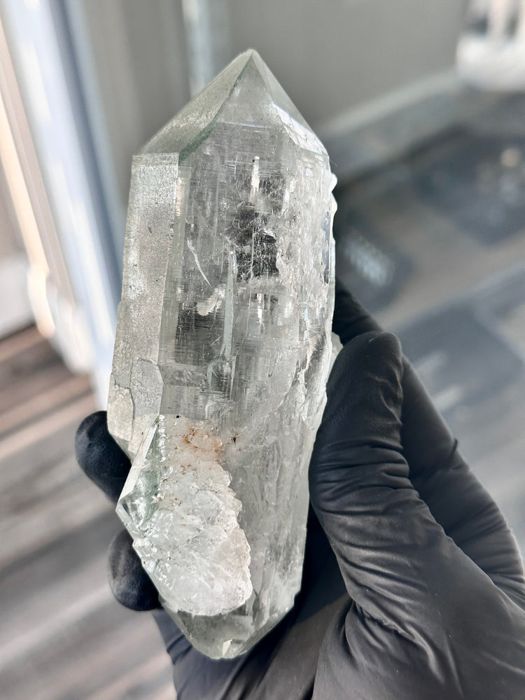 XL Double Terminated Chlorite Quartz From Manihar Mine, Himachal Pradesh, India