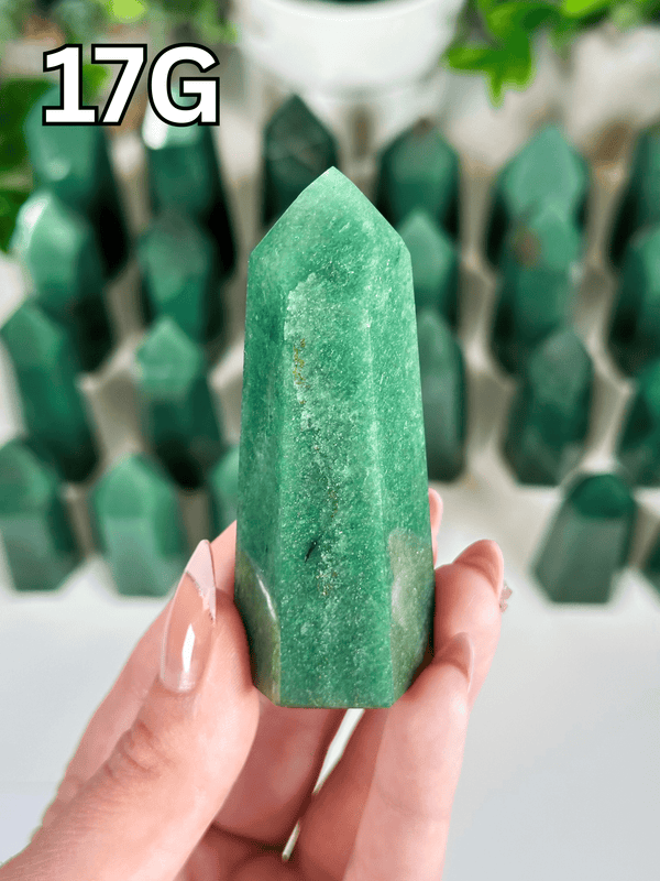 Green Aventurine Towers from Brazil • Choose Your Own! High Quality Polished Green Aventurine Towers from Brazil