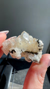 Calcite with Marcasite Inclusions from Linwood Mine, Buffalo, Scott County, Iowa, USA