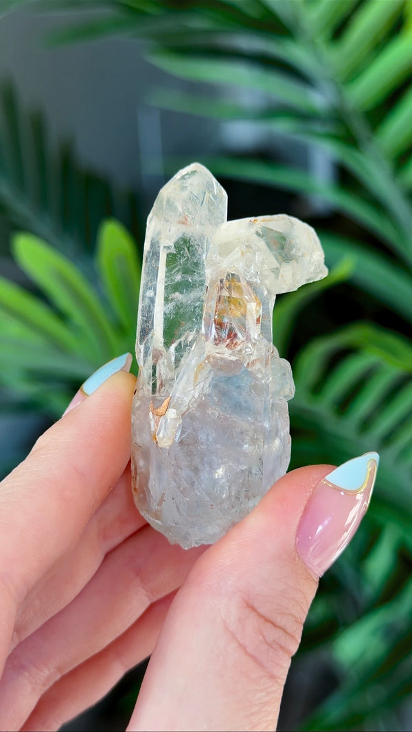Blue Tara Quartz Specimen from Itacambira, Brazil