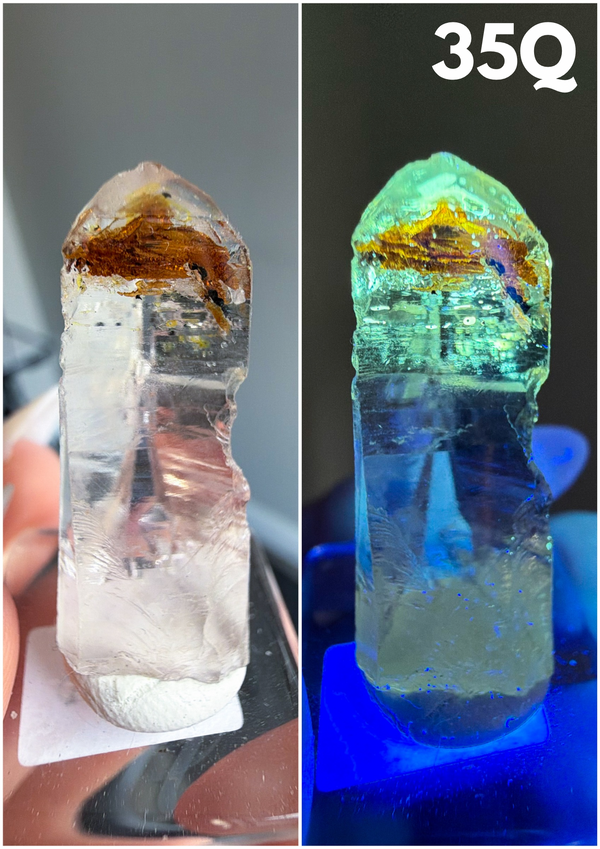 UV Reactive Petroleum-Included "Firefly" Quartz Specimens from Madagascar • Choose Your Own!