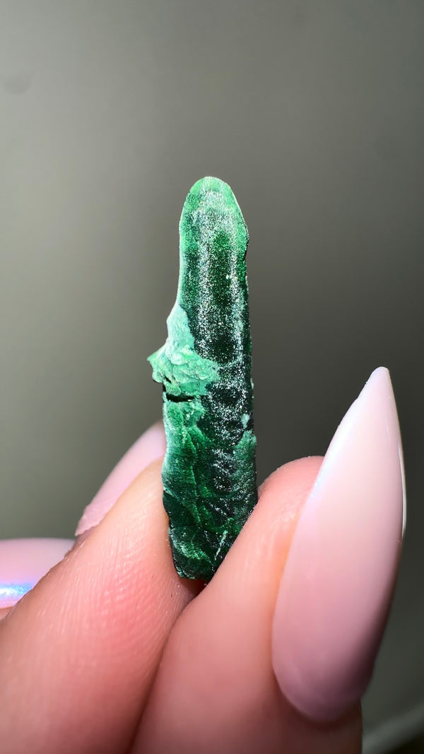 Malachite Stalactite from Shilu Mine, Yangchun County, Yangjiang, Guangdong, China