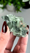 Glassy Green Fluorite with Beveled Edges from Xianghuapu Mine