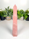 XL Rose Quartz Obelisk from Madagascar