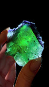 Octahedral Green, Purple & Blue Fluorite With Second Generation Purple Cubic Fluorite Crystallization and Pyrite Associations from Huaiyu Mountain, Shangrao City, Jiangxi Province, China