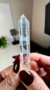 Water Clear Colombian Lemurian Quartz with "Blue Mist" / "Blue Smoke" (aka Blue Needles)