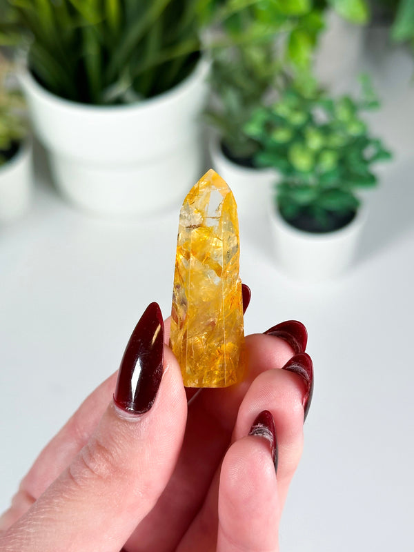 Golden Healer Mini Towers From Brazil (Intuitive Select)