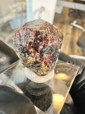 Gemmy Garnet Specimen From River Valley Mine, Ontario #2