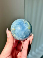 Deep Blue Calcite Sphere #1