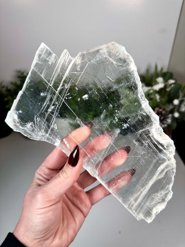 XL Water Clear Selenite From Utah