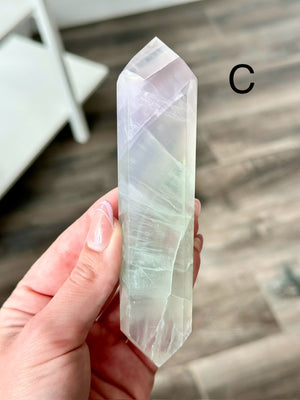 UV Reactive Lavender Yttrium Fluorite DT From Brazil (Select One)