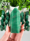Green Aventurine Towers from Brazil • Choose Your Own! High Quality Polished Green Aventurine Towers from Brazil