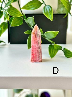 High Quality Rhodochrosite Towers / Obelisks from Argentina  Choose Your Own!  Argentina Rhodochrosite Obelisk Towers