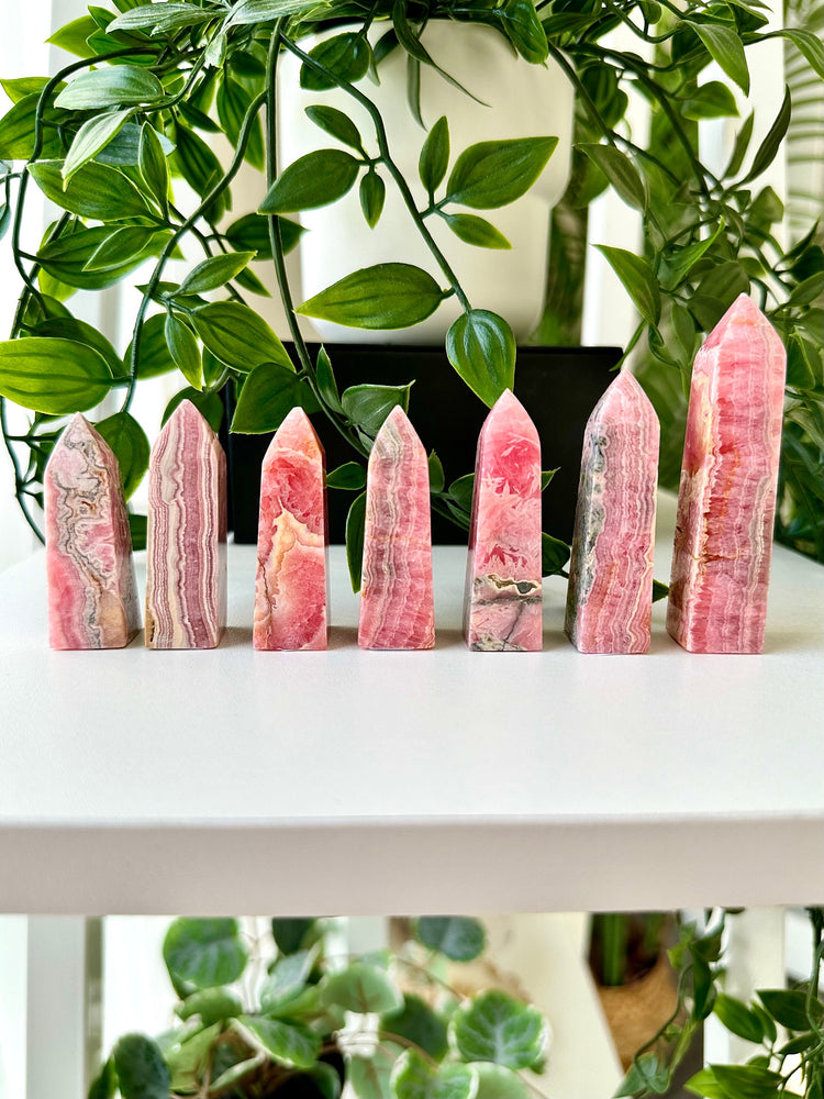 High Quality Rhodochrosite Towers / Obelisks from Argentina  Choose Your Own!  Argentina Rhodochrosite Obelisk Towers