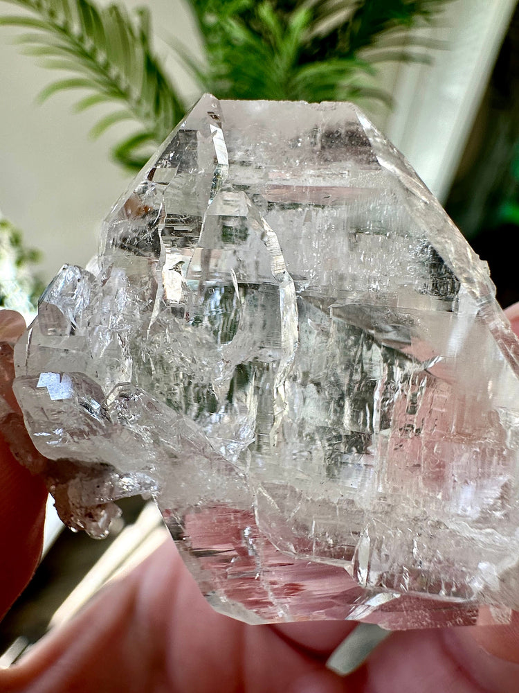 Top Quality Himalayan Hashupi Alpine Faden Quartz Specimen  WATER Clear Faden Quartz Specimen from Hashupa Epidote Occurance, Shigar Valley