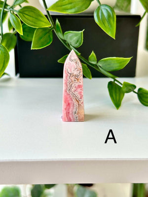 High Quality Rhodochrosite Towers / Obelisks from Argentina  Choose Your Own!  Argentina Rhodochrosite Obelisk Towers