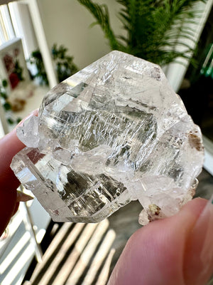 Top Quality Himalayan Hashupi Alpine Faden Quartz Specimen  WATER Clear Faden Quartz Specimen from Hashupa Epidote Occurance, Shigar Valley