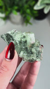 Glassy Green Fluorite with Beveled Edges from Xianghuapu Mine