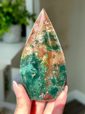 
            
                Load and play video in Gallery viewer, Ocean Jasper Flame Freeform #2
            
        