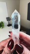 Water Clear Colombian Lemurian Quartz with "Blue Mist" / "Blue Smoke" (aka Blue Needles)