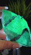 Octahedral Green, Purple & Blue Fluorite With Second Generation Purple Cubic Fluorite Crystallization and Pyrite Associations from Huaiyu Mountain, Shangrao City, Jiangxi Province, China
