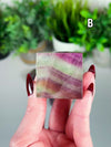 Rainbow Fluorite Corner Cut Cubes • Choose Your Own!