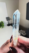 Water Clear Colombian Lemurian Quartz with "Blue Mist" / "Blue Smoke" (aka Blue Needles)