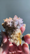 Amethyst "Flowers" with Sceptres, Reverse Sceptres & Calcite Associations on Matrix from "La Troje" Mine in Veracruz, Mexico (New Find!)